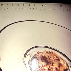 CRISA DUTCHESS 11"CHIP N DIP DISH